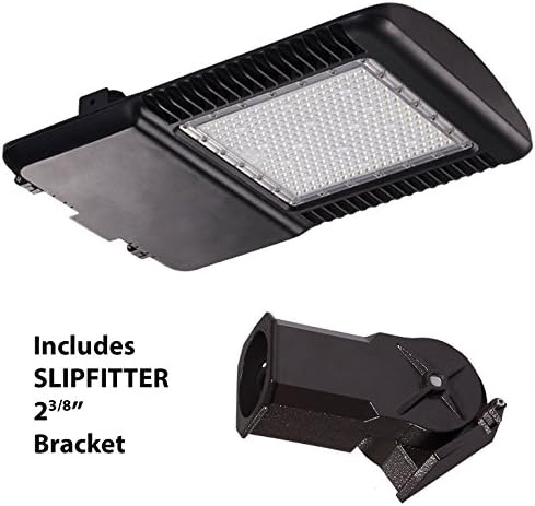 LEDRadiant 110W LED Street Light Cobra: 15100Lm, 5000K (Natural White), 400W HID Replacement, UL listed and DLC Certified, IP66 Water proof, 5 year warranty