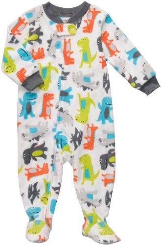 Carter's Toddler Footed Fleece Sleeper - Dinosaur Print-4T