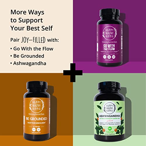 JoyFilled Mood Support Supplement with St. Johns Wort Capsules Helps