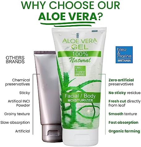 Gel Aloe Vera, Puro, 100% Natural, Cultivo Ecologico, Cosmética Casera, Cuidado Cabello y Piel, Vegano, Cruelty-Free, 1000 ml con dispensador