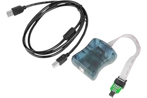 Shipenophy 1 Set AVRISP mkII Downloader Compatible with Original Programmer Supports AVR 18x10x4 AVR Programmer Kit