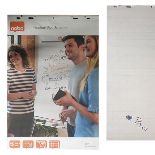 Nobo 1901632 Pad Notebook Refills, 20 Sheets