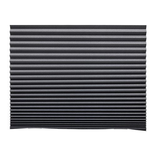 IKEA Schottis 391/4x743/4 Blackout Pleated Blind Dark Gray 903.695.07