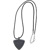 SOMUMOK Silicone Guitar Pick Storage Necklace Heart Shape Pendant Picks Holder for Bass Ukulele Players Musician Accessories