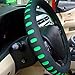 Raysell Automotive Steering Wheel Cover - Soft & Breathable EVA Foam Cover Fit for Car Steering Wheel with 38cm/15 Diameter (Green)