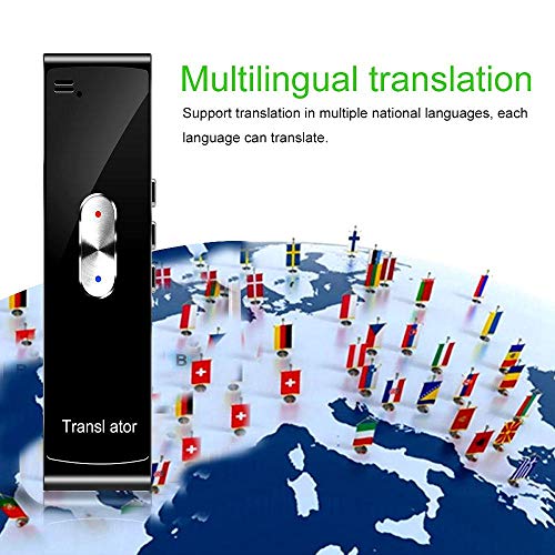 MOGOI Smart Language Translator Device, Pocket Voice/Text BT Translator Two-Way Real Time Support 40+ Languages, Handheld Interpreter for Learning Travelling Business Meeting