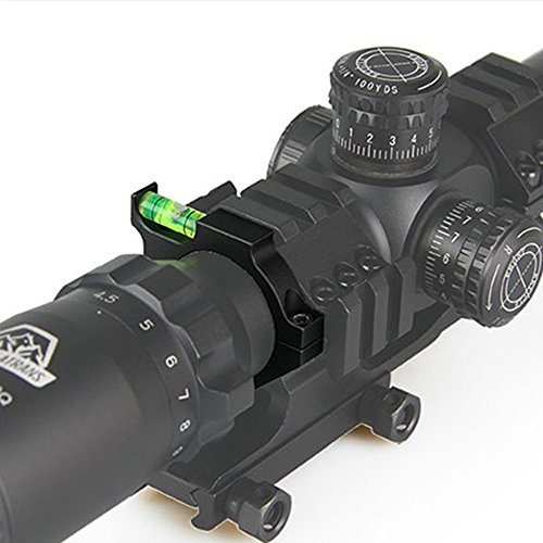 UniqueFire 25.4/30mm Scope Bubble Level Ring Mount Holder Gradienter ACD Adapter For Long Range Sight Outdoor Activities (ACD01_ 25.4mm/1 inch)