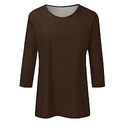 Women's tee Shirts 3/4 Sleeve 3/4 Sleeve Running