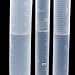 DEPEPE 5 Clear Plastic Graduated Cylinders Measure with 3 Plastic Beakers and 2 Test Tube Brushes
