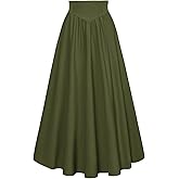 Scarlet Darkness Women Renaissance Maxi Skirt Flowy Long Skirts Victorian High Waisted Skirt