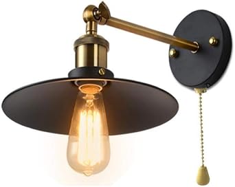 Wandlampe Vintage Eisen Wandlampe Mit Zugschalter Amerikanischen