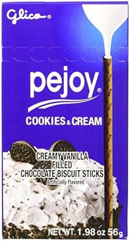 PejoyBiscuit Stick, Cookies and Cream, 1.98 Ounce (Pack of 10)