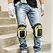 Professional Knee Pads For Work Heavy Duty Foam -Includes Double Adjustable Clips - Multi Layered Gel - Improved Cushion - Flooring, Gardening, Construction, Carpeting & Tactical By Grayd