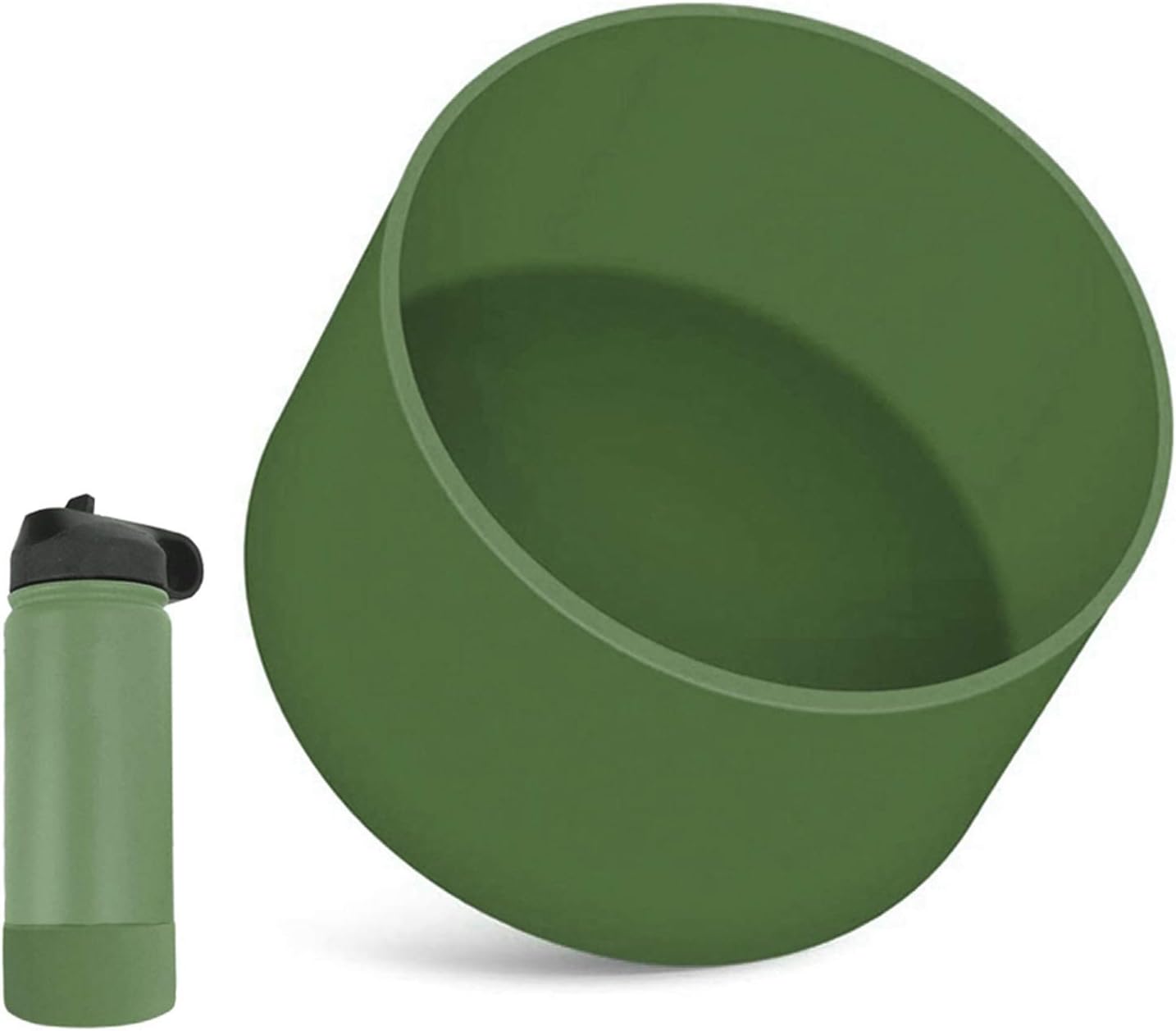 army green hydro flask