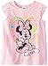 Disney Little Girls' Minnie Mouse Girls Flutter Short Sleeve Top