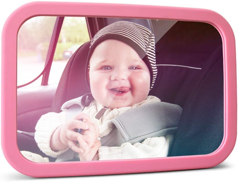 MYSBIKER Baby Backseat Mirror,360°Rotation and Shatterproof,Rear View