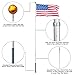 VINGLI Upgraded 20ft Aluminum Telescopic Flagpole, Heavy Duty Outdoor Halyard Flag Pole, Durable Kit Free with USA American Flag Frame, for Residential or Commercial