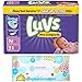 Luvs Newborn Diapers (Size N - Less Than 10 lbs) (31ct) Bundle with Honest Baby Wipes (10ct) Travel Pack