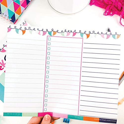 image for Denise Albright Weekly Planner Pad with Daily Vertical Layout and Tear