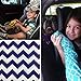 Extend Hot and Cold Air From Your Dash AC Vent to Kids in the Back Seat - Summer and Winter Vehicle Baby Traveling System to Keep Children Comfortable in the Car - 6ft, Grey Quatrefoil