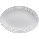 Mikasa Kamryn Vegan Bone China Lightweight Oval Platter, 14 Inch