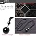 OK-STORE Natural Obsidian Man and Lady Fashion Necklace Pendant