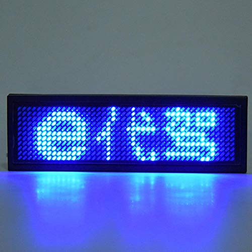 Name Badge, Mini LED Digital Programmable Scrolling Name Message Tag