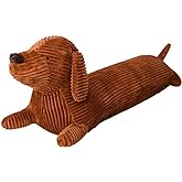 KOWAKA Dachshund Dog Plush Hug Pillow Soft Durable Stuffed Throw Cushion Dachshund Animals Hug Pillow for Sofa Chair Home Decoration Gifts for Kids (19.6inches)