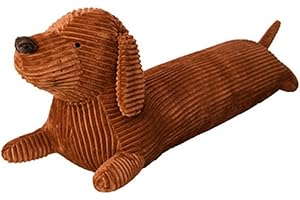 KOWAKA Dachshund Dog Plush Hug Pillow Soft Durable Stuffed Throw Cushion Dachshund Animals Hug Pillow for Sofa Chair Home Decoration Gifts for Kids (19.6inches)