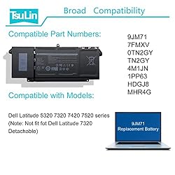 TsuLin 9JM71 42Wh 3500mAh 4-Cells Battery