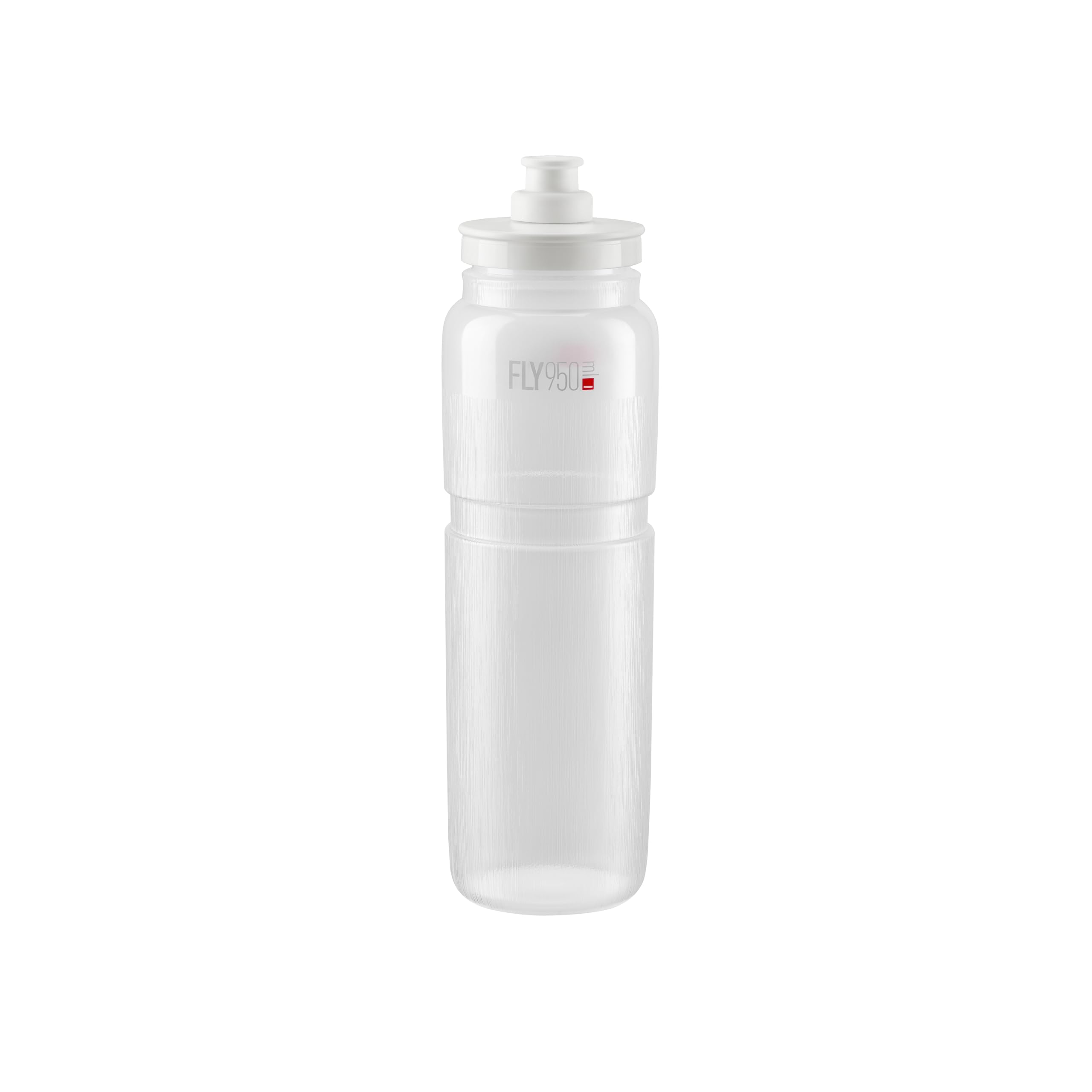 ELITE Fly Tex Water Bottle Clear – Insulated Cycling Bottle with Thermal Protection – Lightweight & BPA-Free – 950ml – For Road Bike, MTB & Gravel Cycling — image 1