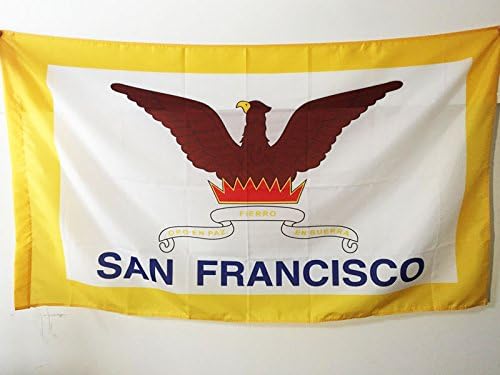 AZ FLAG, San Francisco Flag, 2x3 Ft, San Francisco city Banner with Sleeve, 100% Polyester, Fade Resistant, Vivid Colors