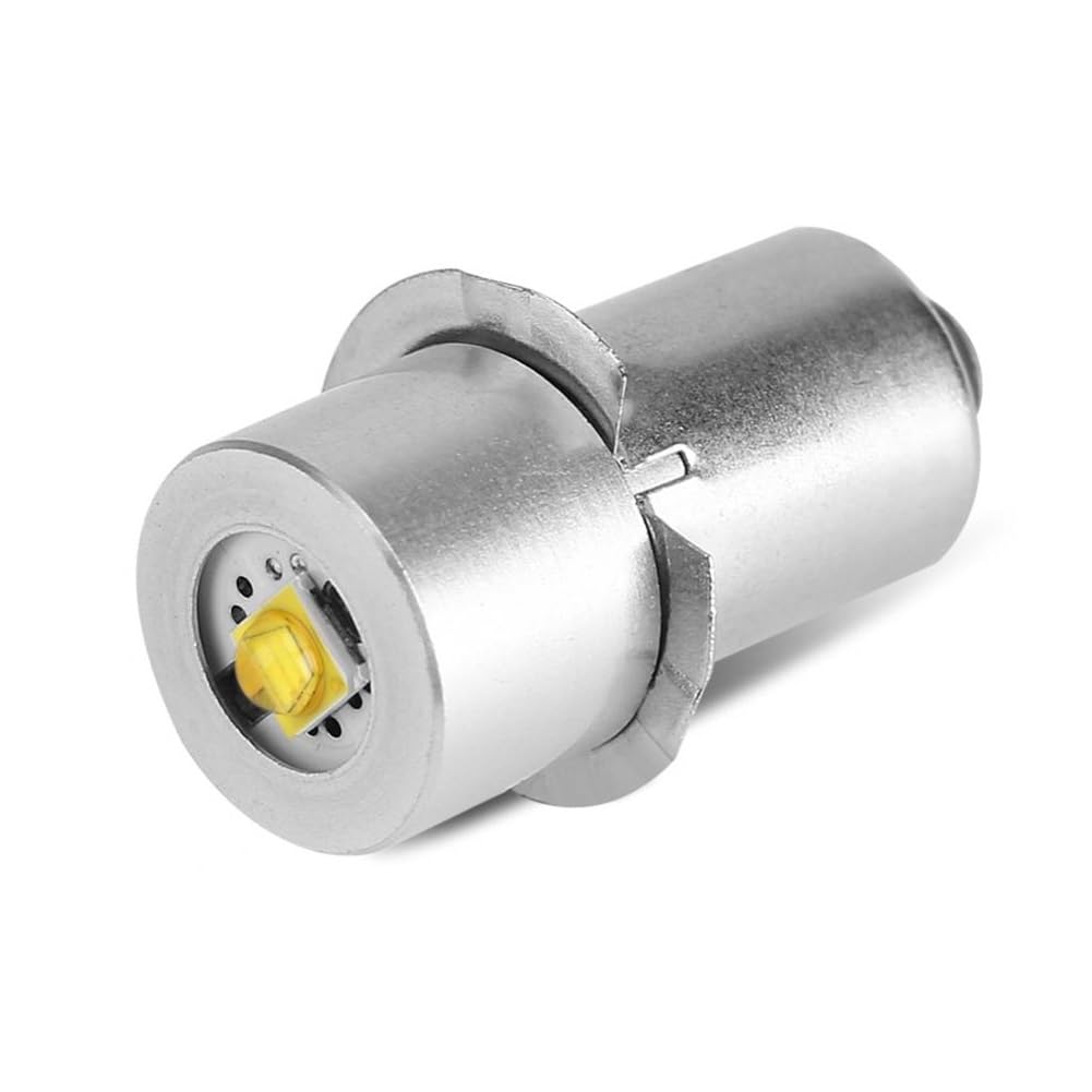 Nikou High Power Led Conversion Replacement Bulbs Kit, P13.5S 3W Replacement Bulbs Upgrade Bulb for MagLite Flashlights Torch (Size: Warm White 4~12V)