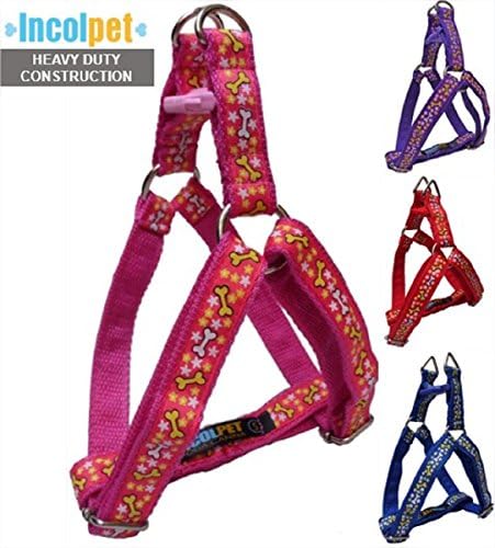 INCOLPET Dog Collar–FREE Cord Leash - Top Of The Line Pitbull Collars When Using Dog training collar–This Dog Harness Is Perfect for Small Dogs and Large Breed Dogs (SMALL,PINK)