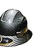 HDPE Hydro Dipped Black Full Brim Hardhat Carbon Fiber with Fast-Trac Suspension