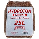 Mother Earth HGC714114 Hydroton Original Expanded Clay Pebbles, 25 Liter, Terra Cotta