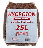 Mother Earth HGC714114 Hydroton Original Expanded Clay Pebbles, 25 Liter, Terra Cotta