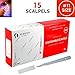 Disposable Sterile Scalpels (15 Pack) - Size #11 High Carbon Steel Blades with Plastic Handle for Dermaplaning, Crafts, Podiatry, Wood Model Making, Mycology, Plant Cutting and more