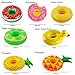 Roksy Inc Inflatable Drink Holders 15 Pack Floats Inflatable Beverage Cup Coasters Set Summer Swimming Pool Party Supplies Bath Toys for Baby Kids Toddlers Teens Adults Party Favors