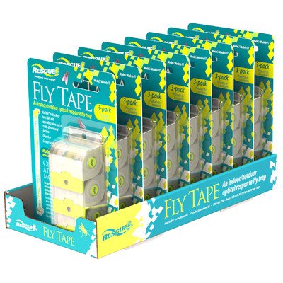 Rescue FT3-SF8 Fly Tape 8 Count Face Tray
