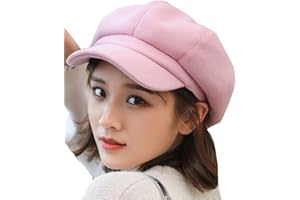 NICTION Newsboy Hats for Women, Women Newsboy Hat Trucker Hat Beret Newsboy Caps Retro Fashion Winter Hats for Women 2025