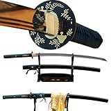 Lyuesword Japanese Folded Steel Katana Sword Battle