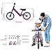 BELEEV Balance Bike(4.3 lbs) Aluminum Alloy, No Pedal Toddler Bike, Adjustable Handlebar and Seat, 110lbs Capacity for Kids Age 18 Months to 5 Year Old (Purple)