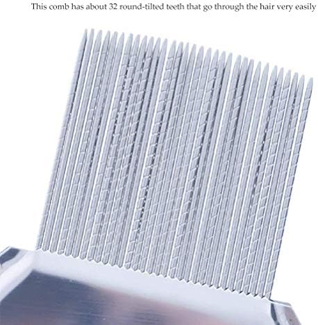 Creacom ペット用くし 脱毛ツール ペット梳 猫犬用 ブラシ お手入れくし 毛繕い 抜け毛除去用品 中小型犬 猫用 耐久性 蚤取り ノミ防止 ノミ取り 抜け毛取り 毛繕い 静電防止 安全 304ステンレス製 多機能 長毛 短毛兼用 B07zgk8t4z 293円 人気海外一番 100 品質
