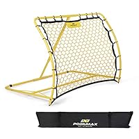 PodiuMax Portable Soccer Trainer, Rebounder Net with Adjustable Angle | Perfect for Team and Solo Training