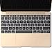 Kuzy Compatible with MacBook Pro 13 inch Keyboard Cover A1708 No TouchBar and MacBook 12 inch Keyboard Cover A1534 Silicone Skin, Clear