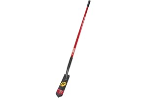 Bully Tools 92719 14-Gauge 3-Inch Trench Shovel with Fiberglass Long Handle