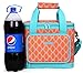 MIER Tactical Lunch Bag Large Insulated Military Molle Lunch Box Thermal Leakproof Cooler Bags for Men Women to Work Beach Travel Camping, 16 Can, Orange
