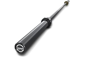 E.T.ENERGIC 7ft Olympic Barbell Bar 45LB Load 1500lbs Capacity Available, for Gym Home Exercises, Weightlifting, Powerlifting for 2" Olympic Plates