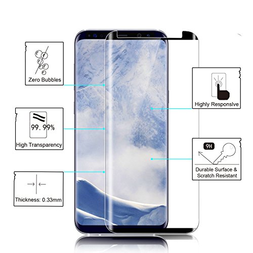 Galaxy s9 plus tempered gorilla cases glass clear fits …